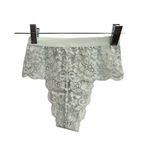 Free People HAH Spin Me Panty Light Blue - Picture 2 of 5